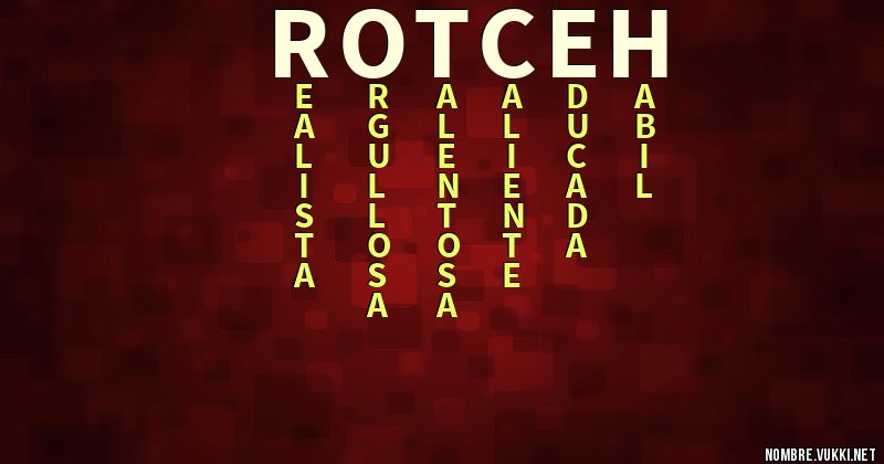 Acróstico rotceh