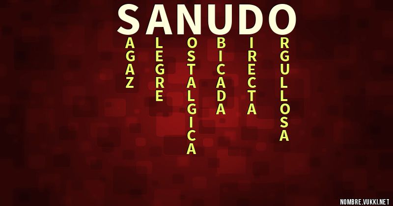 Acróstico sañudo