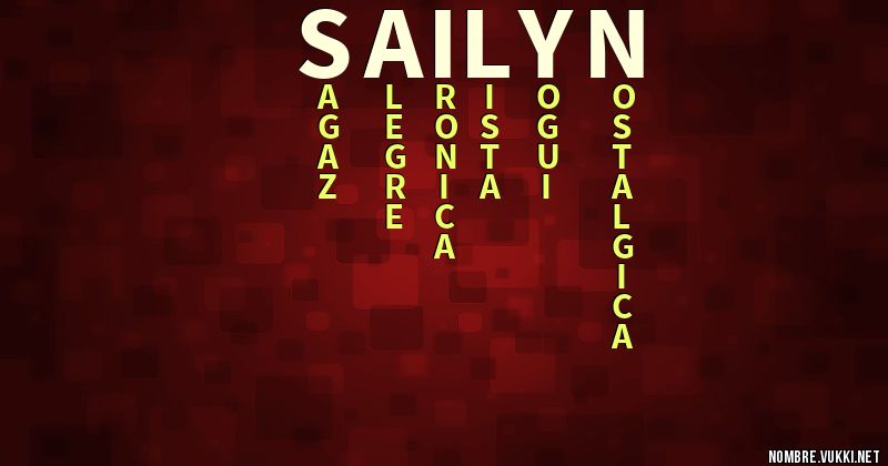 Acróstico sailyn