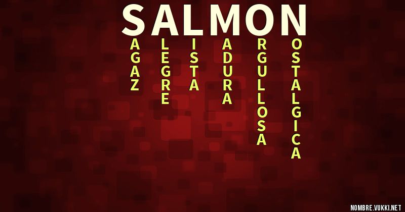 Acróstico salmón