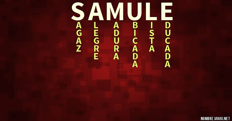 Acróstico samule