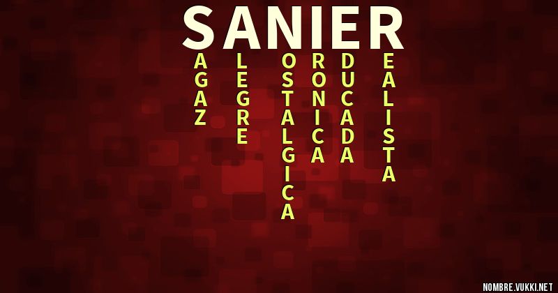 Acróstico sanier