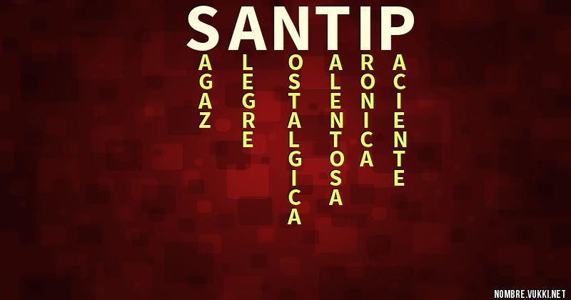 Acróstico santi p