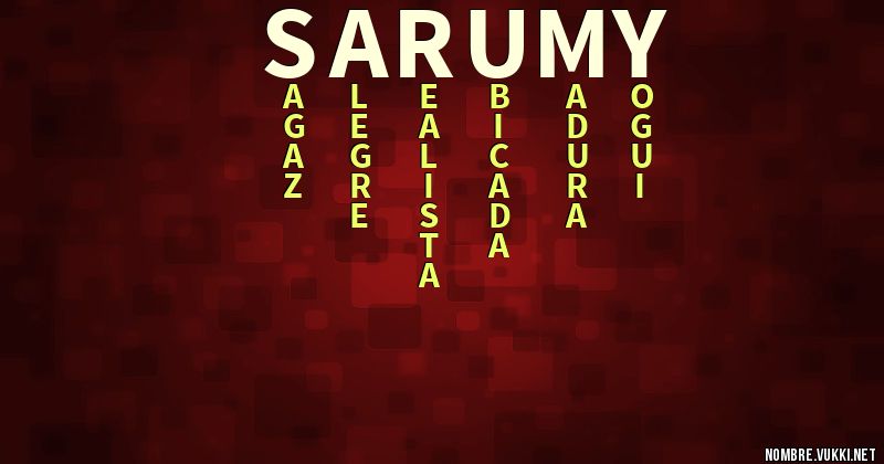 Acróstico sarumy