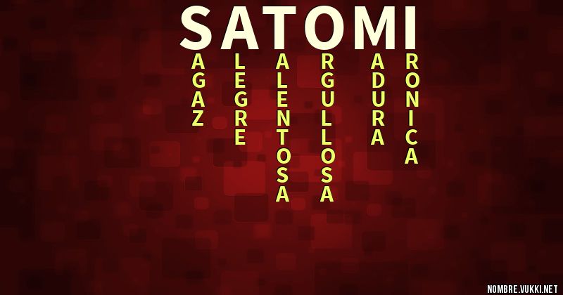 Acróstico satomi