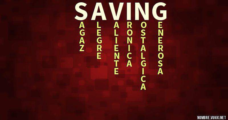 Acróstico saving