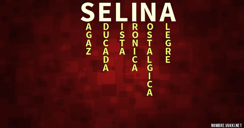 Acróstico selina