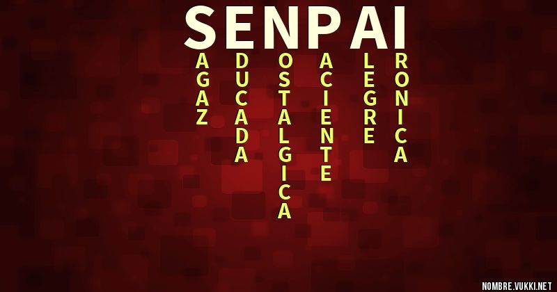Acróstico senpai