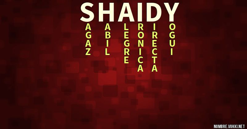 Acróstico shaidy