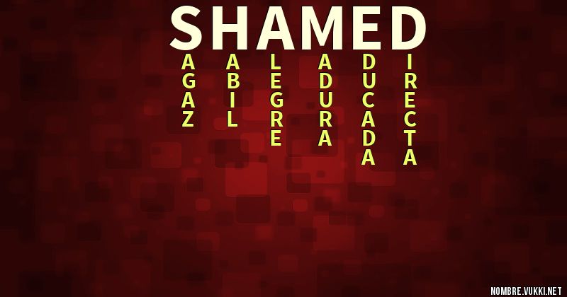 Acróstico shamed