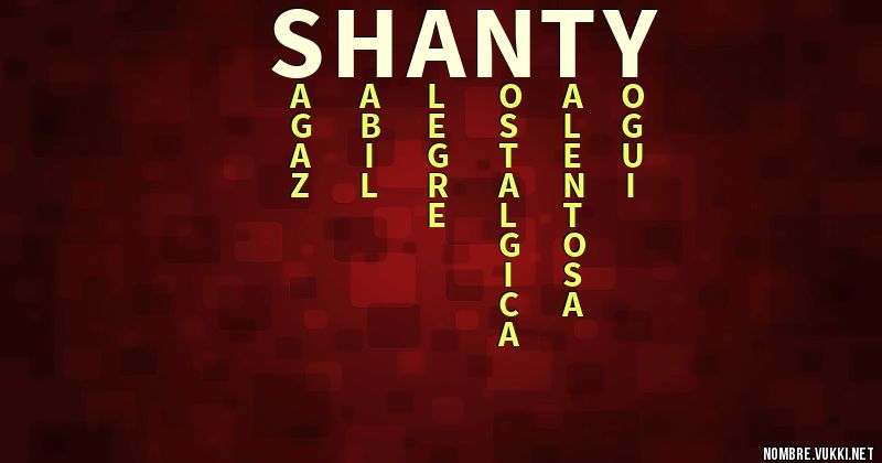 Acróstico shanty