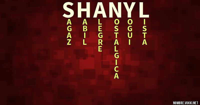 Acróstico shanyl