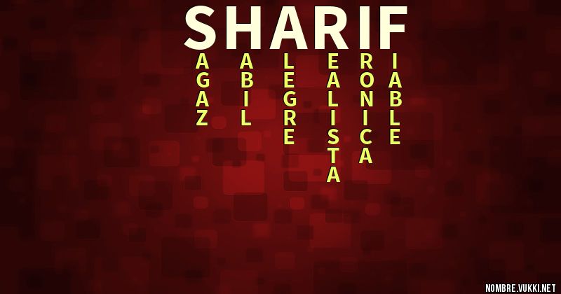 Acróstico sharif