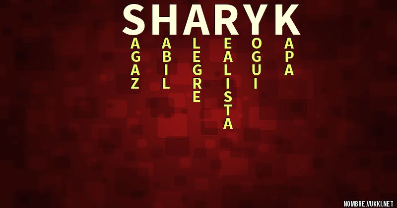 Acróstico sharyk
