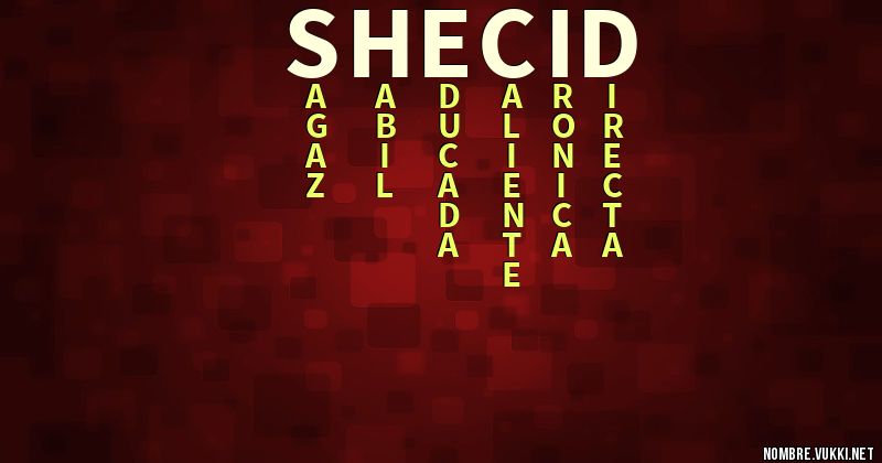 Acróstico shecid