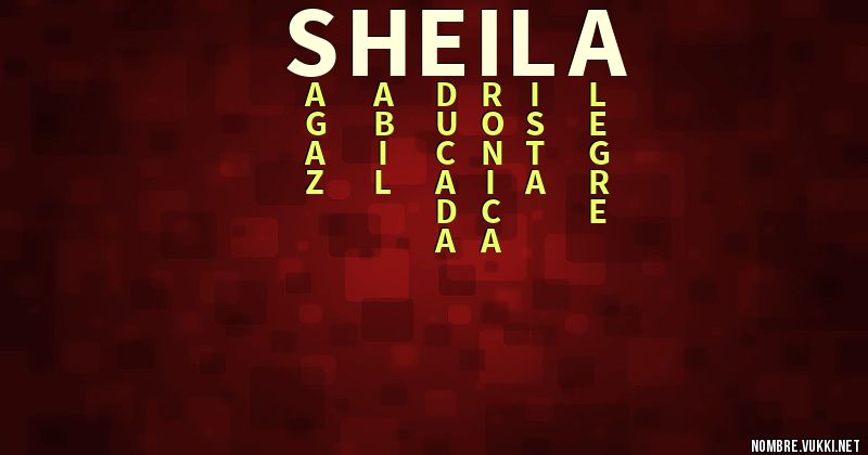 Acróstico sheila