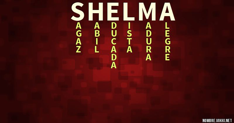 Acróstico shelma