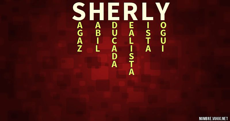 Acróstico sherly