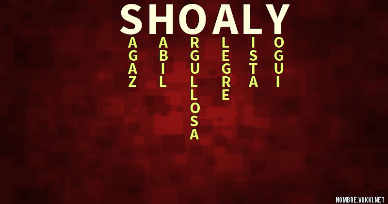 Acróstico shoaly