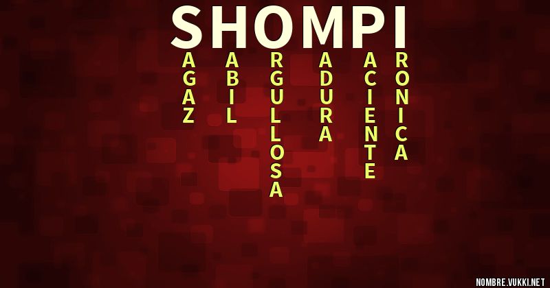 Acróstico shompi