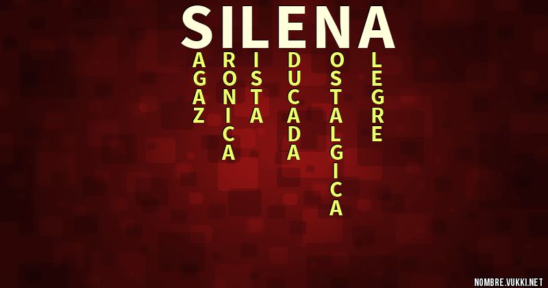 Acróstico silena