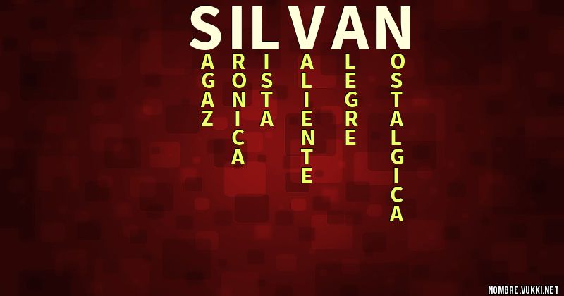 Acróstico silvan