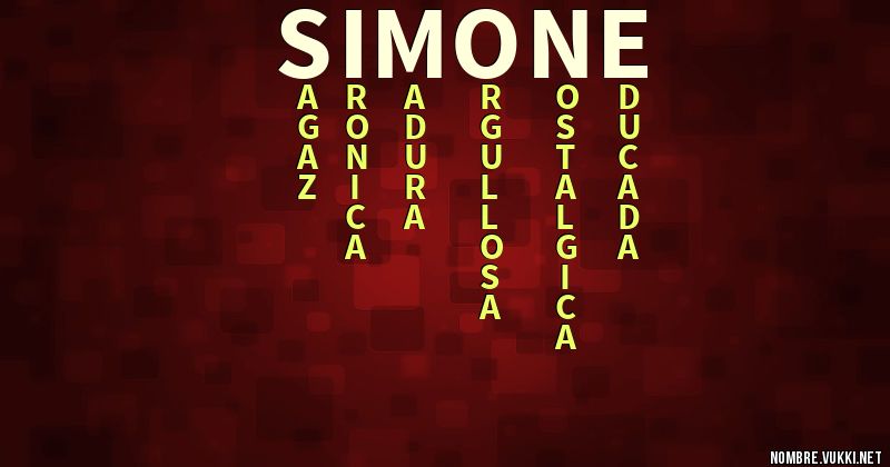 Acróstico simone
