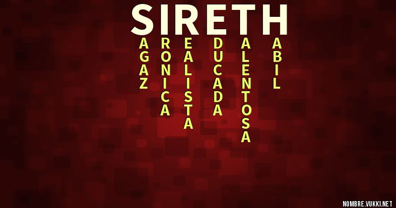 Acróstico sireth