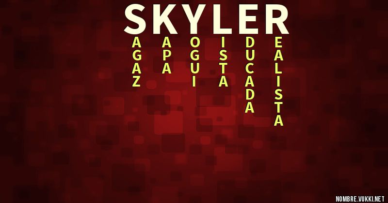 Acróstico skyler