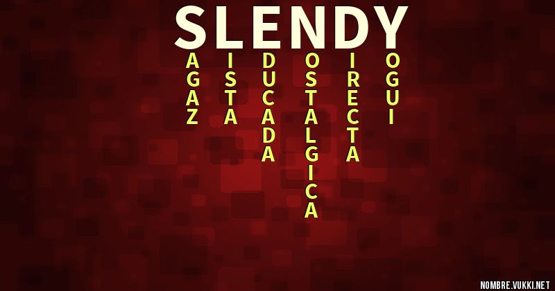 Acróstico slendy