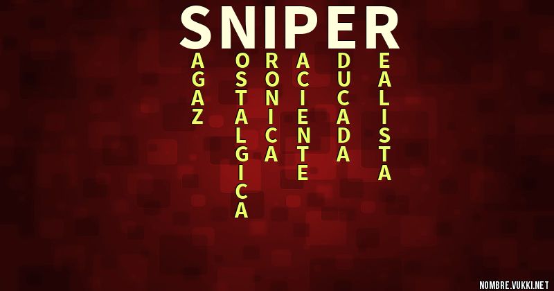 Acróstico sniper