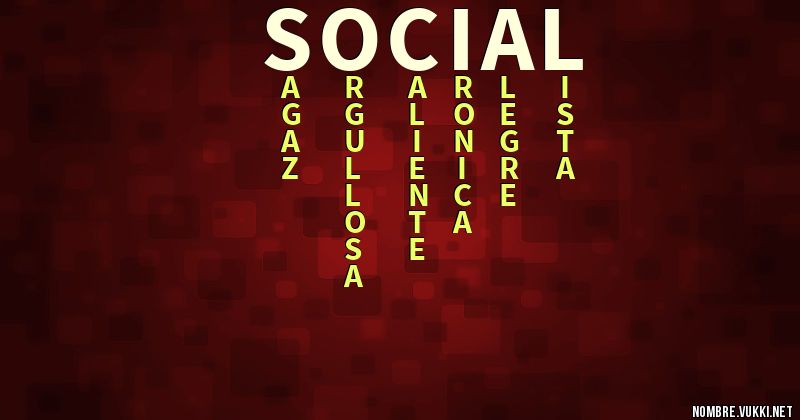 Acróstico social