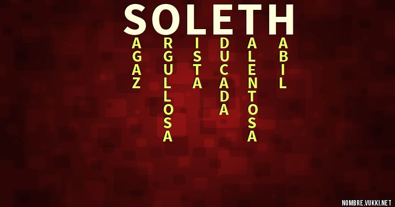 Acróstico soleth