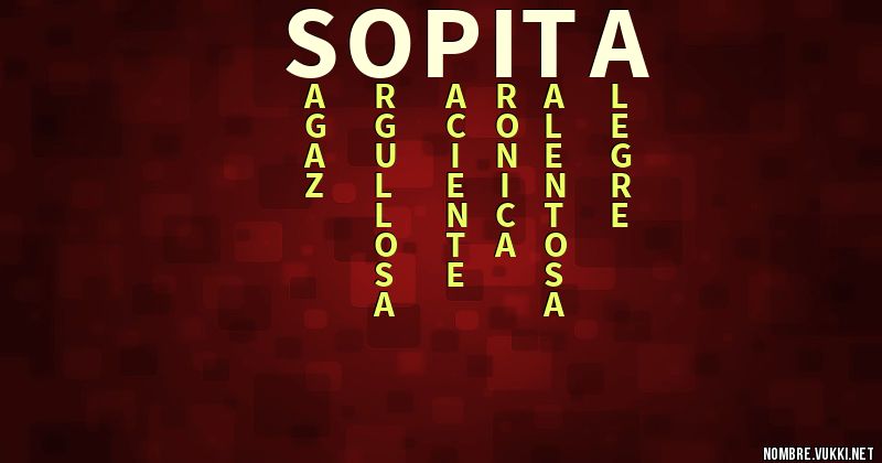 Acróstico sopita