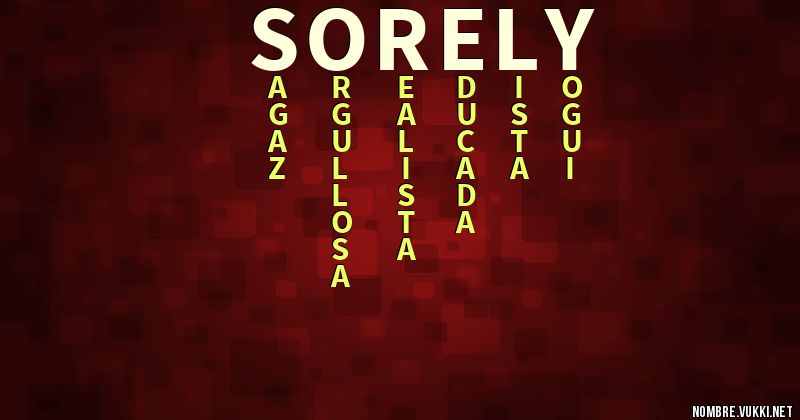 Acróstico sorely