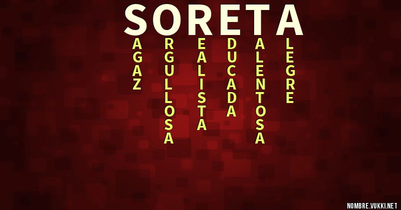 Acróstico soreta