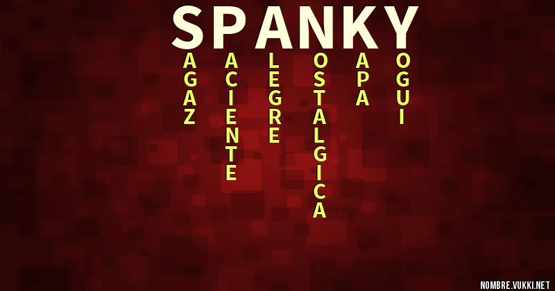 Acróstico spanky