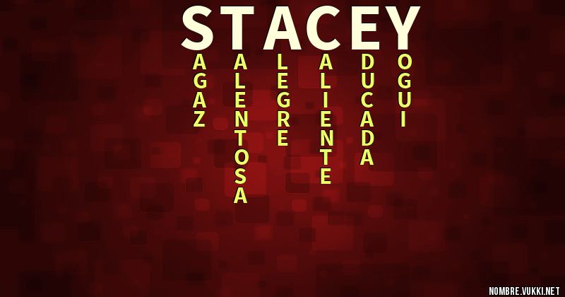 Acróstico stacey