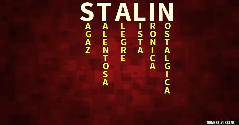 Acróstico stalin