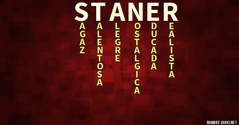 Acróstico staner