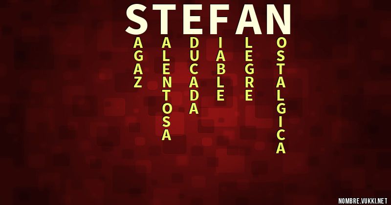 Acróstico stefan