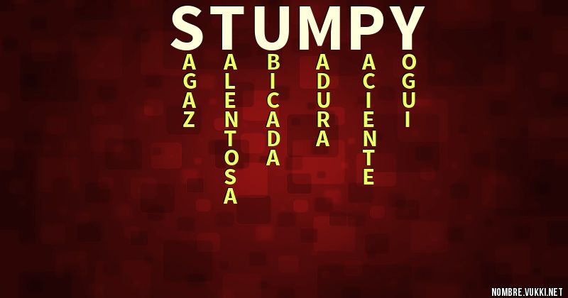 Acróstico stumpy