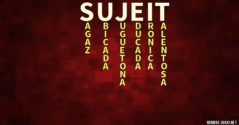 Acróstico sujeit