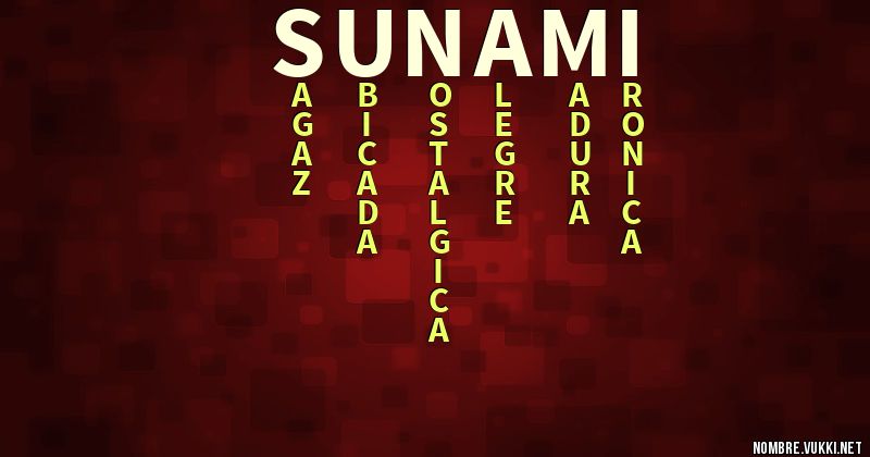 Acróstico sunami