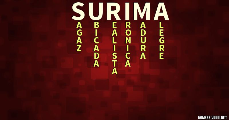 Acróstico surima