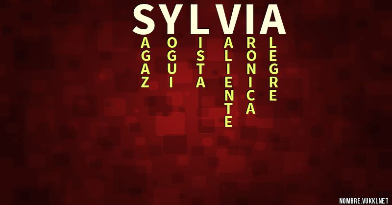 Acróstico sylvia