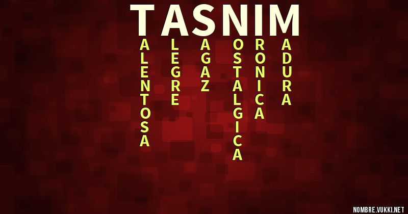 Acróstico tasnim