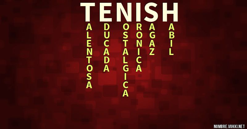 Acróstico tenish