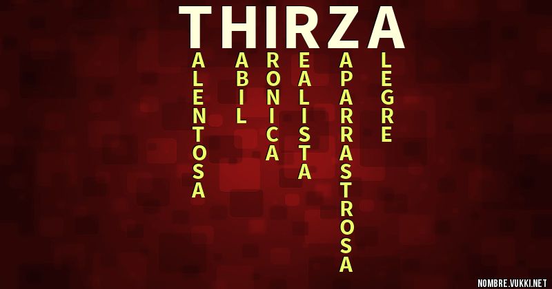 Acróstico thirza