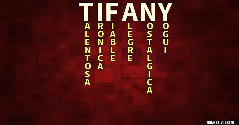 Acróstico tifany